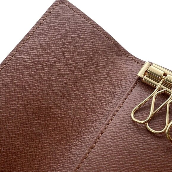 LOUIS VUITTON Key Case Multicles 6 Monogram Brown - Picture 7 of 16